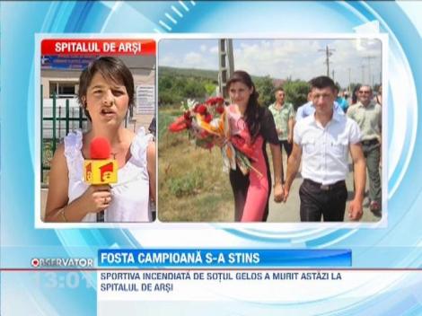 Oana Albu, fosta campioana nationala de canotaj, a murit incendiata de propriul sot