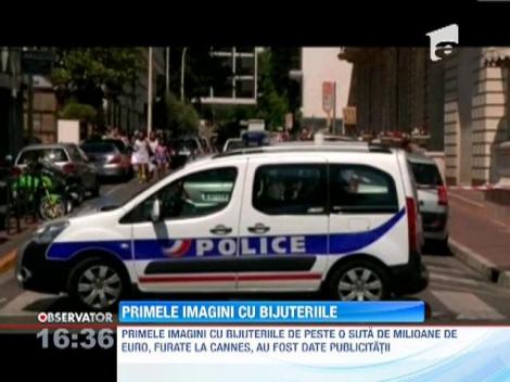 Primele imagini cu bijuteriile de peste 100 de milioane de euro, furate la Cannes, au fost facute publice