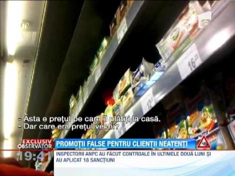 Clientii neatenti cad in plasa promotiilor false