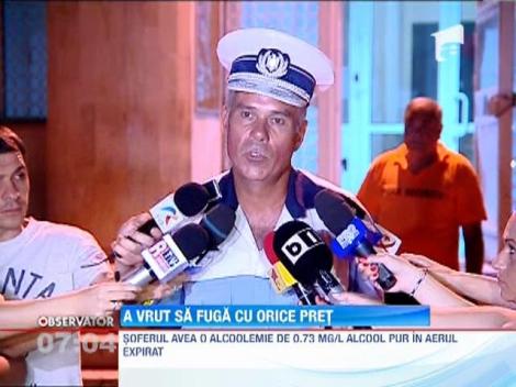 Un sofer beat a incercat in doar cateva minute sa fuga de trei ori de politisti