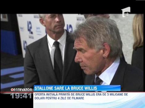 Scandal intre actorii Sylvester Stallone si Bruce Willis