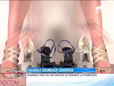 Pantofii cu toc inalt ne afecteaza sanatatea