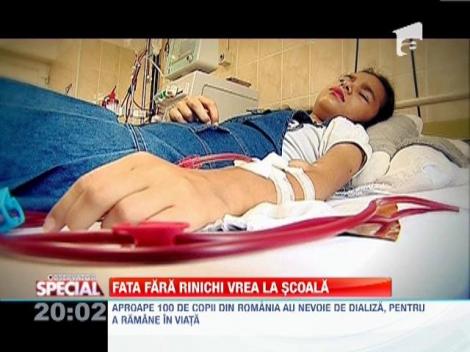 O adolescenta din Craiova isi imparte zilele intre patul de spital si banca din scoala