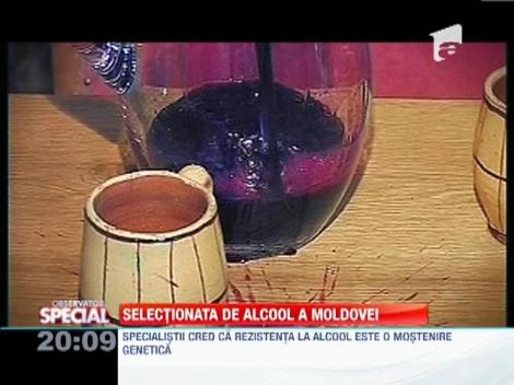 Selectionata de alcool a Moldovei