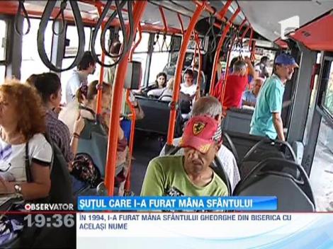 Celebrul hot care i-a furat mana Sfantului Gheorghe, din nou dupa gratii