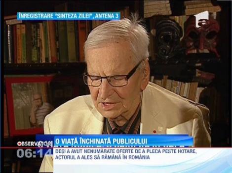 Radu Beligan, un om cat o istorie