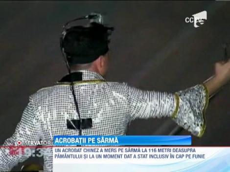 A stat in cap pe sarma la 116 metri!