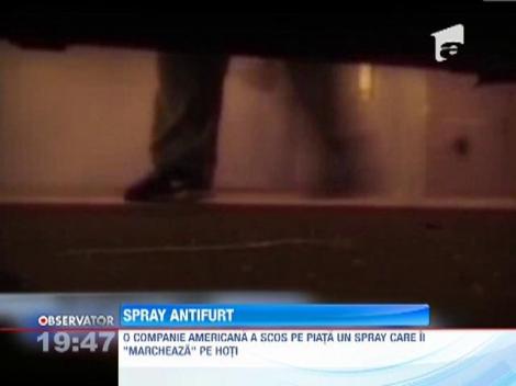 S-a inventat sprayul care ii da de gol pe hoti!