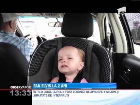 Pe urmele lui Elvis. O fetita din Marea Britanie, cel mai tanar si cel mai talentat fan al Regelui