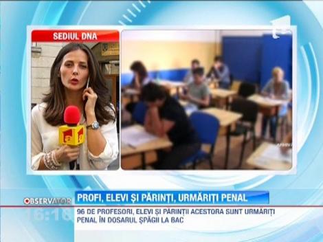 96 de profesori, elevi si parintii lor, sunt urmariti penal in dosarul spagii la Bacalaureat
