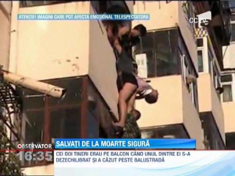 Salvare spectaculoasa in China