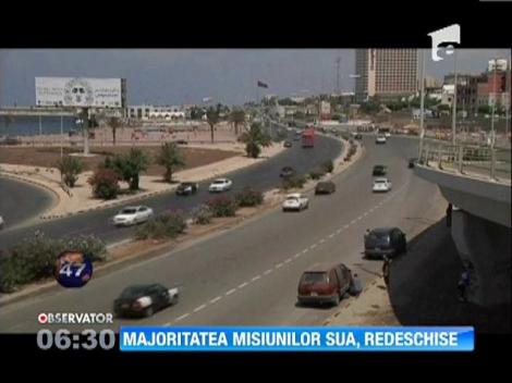 Majoritatea ambasade si consulatelor americane au fost redeschise