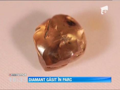 SUA: Un baiat de 12 ani a gasit un diamant maro de 5,16 carate intr-un parc