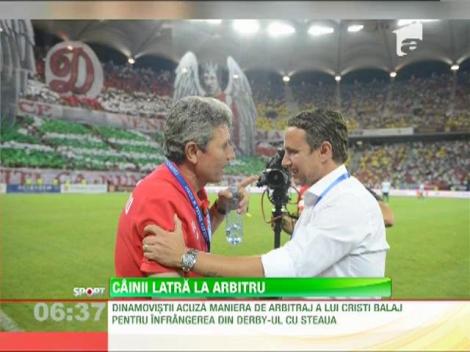 Dinamovistii acuza arbitrajul dupa derby-ul cu Steaua