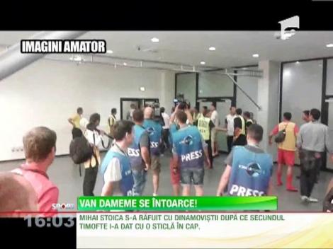 Meme Stoica si un oficial dinamovist, la un pas de bataie!