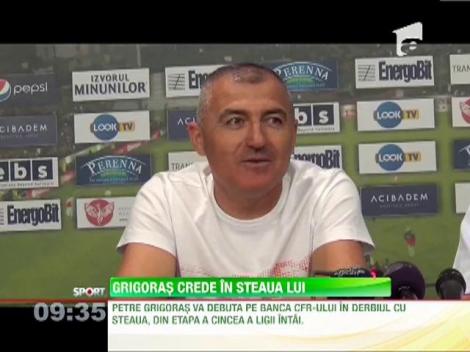 Petre Grigoras, la primul meci pe banca lui CFR: "Steaua e un adversar facil"