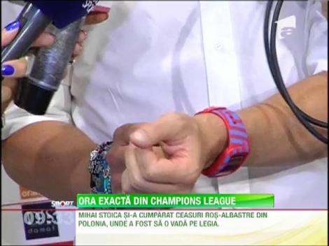 Mihai Stoica si-a cumparat ceasuri in culorile Stelei, din Polonia