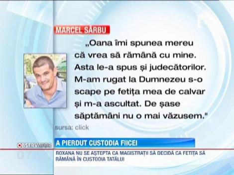 Roxana Sarbu, fosta componenta a trupei Trident, a pierdut custodia fiicei