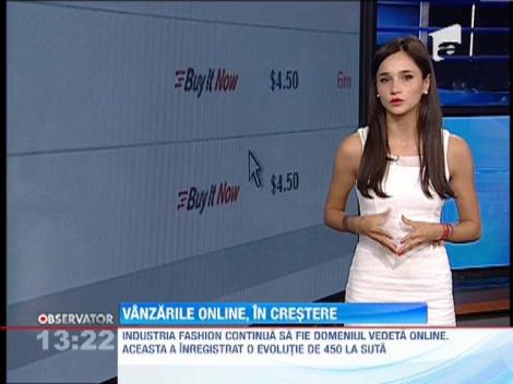 Vanzarile online, in crestere