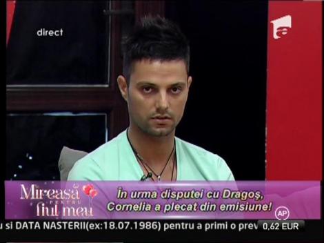 Dragos: "Sunt convins ca intre mine si Cornelia nu va mai fi nimic niciodata!"