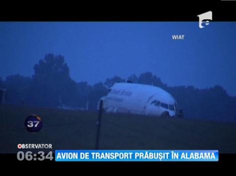 Un avion de transport s-a prabusit in statul american Alabama