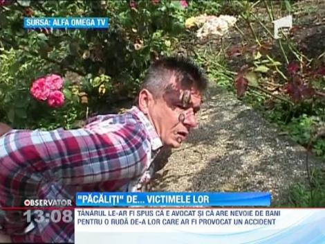 Prinsi in flagrant in timp ce incercau sa fure de la doi batrani