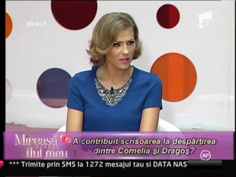 Cornelia sustine ca stie cine este persoana care i-a trimis scrisoarea lui Dragos!