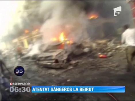 Atac cu masina-capcana la Beirut! 18 morti si cel putin 300 de raniti