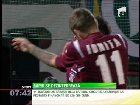 11 fotbalisti au parasit Rapidul. Stefan Grigorie, ultimul plecat