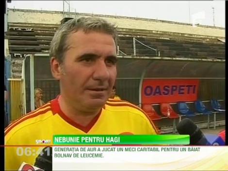 "Generatia de Aur" a jucat un meci caritabil pentru un baietel bolnav de leucemie