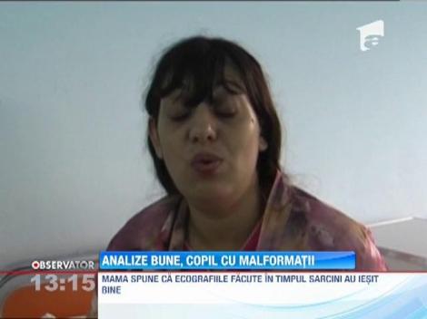 Petrosani: Analize bune, copil cu malformatii