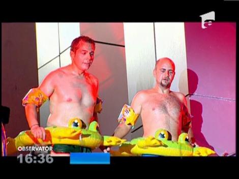 Jean de la Craiova si Cosmin Selesi, salt sincron in finala "Splash! Vedete la Apa"
