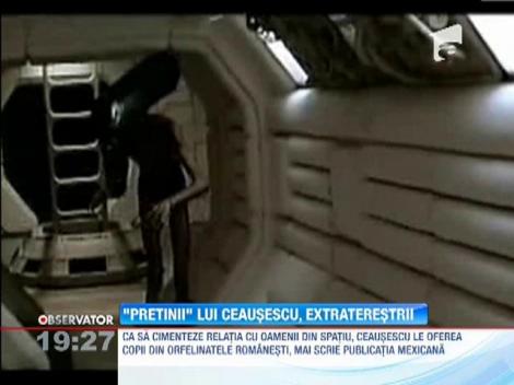 Ceausescu ar fi semnat un tratat de pace si "pretinie" cu extraterestrii