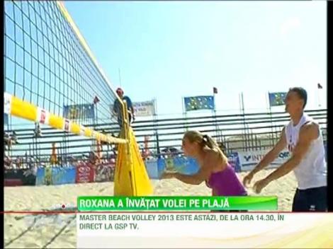 VIDEO! Roxana Ionescu a incins litoralul la un meci de volei pe plaja