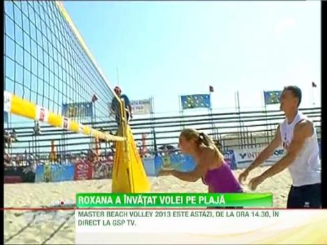 Roxana Ionescu a invatat volei pe plaja