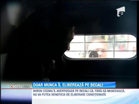 Gigi Becali a cerut sa munceasca in penitenciar