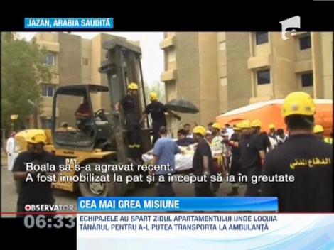 Un tanar din Arabia Saudita cantareste 610 kilograme, la numai 20 de ani