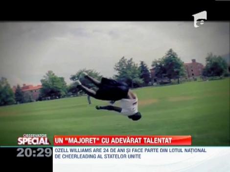 Un "majoret" cu adevarat talentat