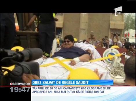 Obez salvat de regele Arabiei Saudite