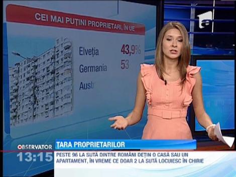 Romania este tara proprietarilor de locuinte
