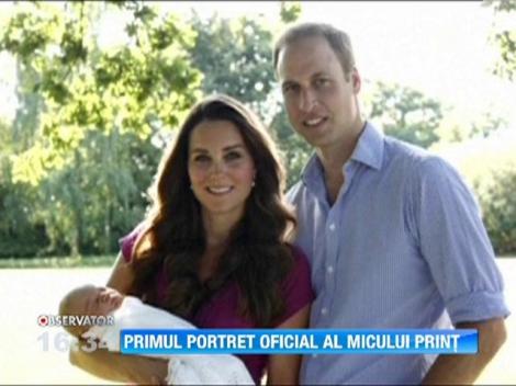 Primul portret oficial al micului print George