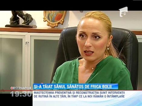 ALEGE SA NU SUFERI! Povestea emotionanta a unei romance care a suferit o dubla mastectomie