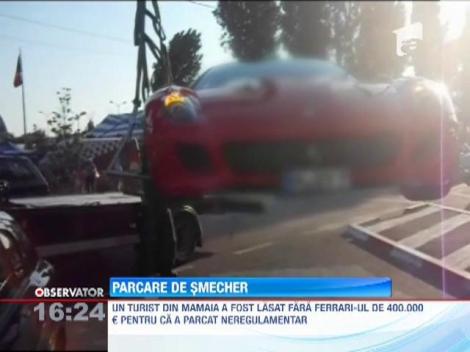 Bolid de lux, parcare de smecher