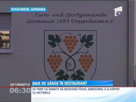Atac armat intr-un restaurant din Germania