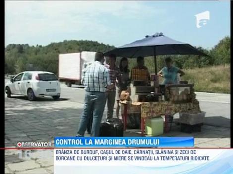 Inspectorii de la Protectia Consumatorului, control la marginea drumului