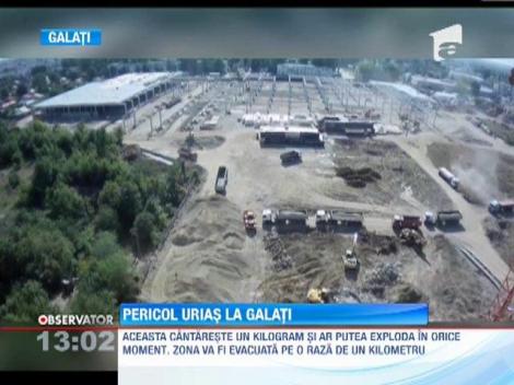 Pericol de explozie in Galati! S-a gasit o bomba ce poate distruge un cartier intreg