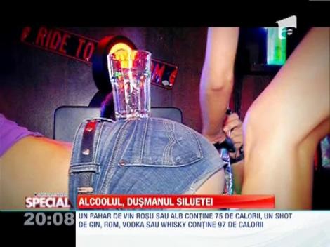 Alcoolul, dusmanul siluetei