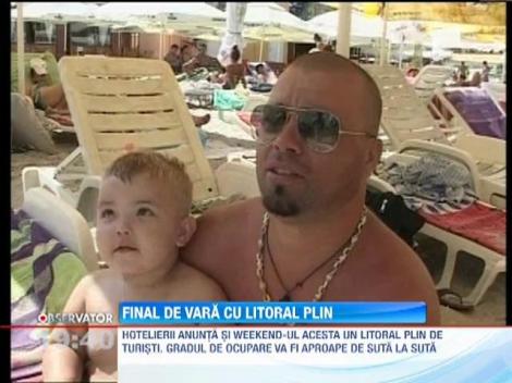 Final de vara cu litoral aglomerat