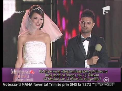 Cornelia, in rochie de mireasa