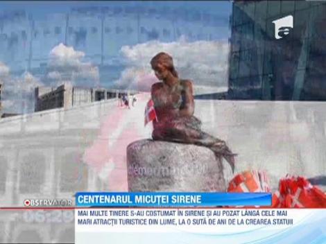 Mica Sirena din Copenhaga a implinit 100 de ani! 